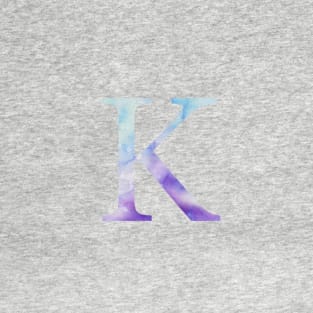 Blue Kappa Watercolor Letter T-Shirt